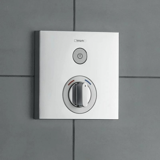 Термостатический смеситель встраиваемый HANSGROHE ShowerSelect 15767000 С ВНУТРЕННЕЙ ЧАСТЬЮ, хром