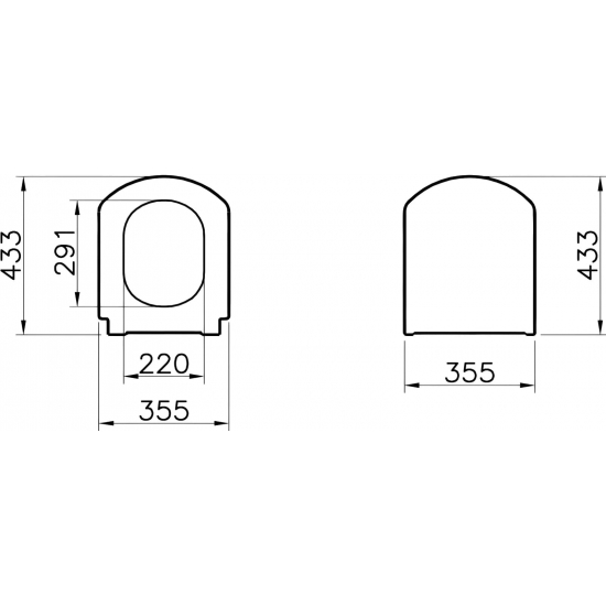 Сиденье для унитаза VITRA Valarte 124-003-009 с микролифтом