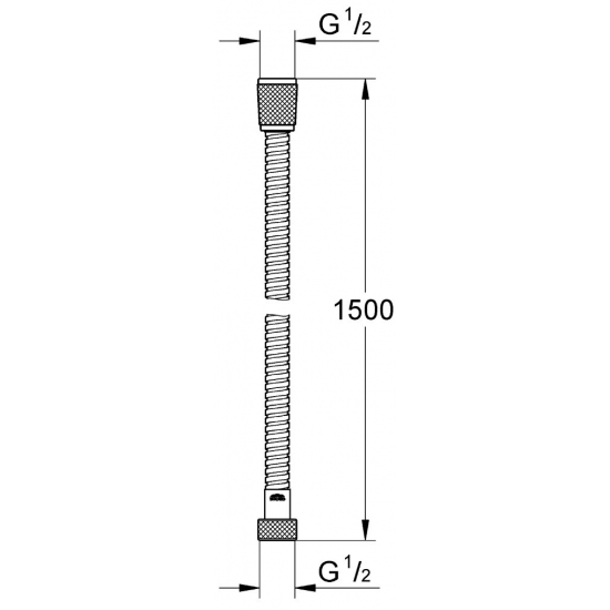 Шланг для душа GROHE Relexaflex Metal Long-Life 28143001 длина 150 см