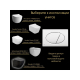 Система инсталляции для унитазов ALCA PLAST AM101/1120-3:1 RU M70-0001 кнопка смыва белая