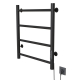 Полотенцесушитель электрический MIXLINE Vega 60x50 201 Вт, чёрный