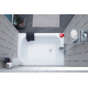 Акриловая ванна AQUANET Seed 216658 100x70 см, с каркасом