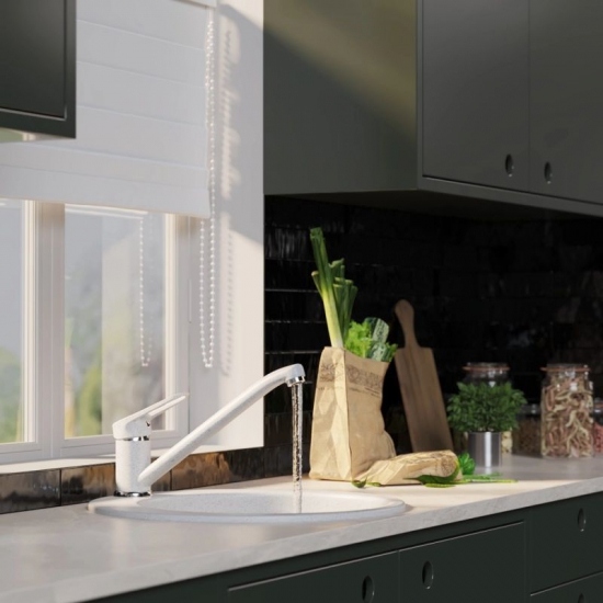 Смеситель для кухни MIXLINE ML-GS03 (310), серый
