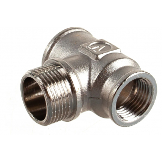 Тройник резьбовой VALTEC 3/4" х 3/4" х 1/2" вн.-нар.-вн. 20-20-15 мм VTr.132.RN.050504