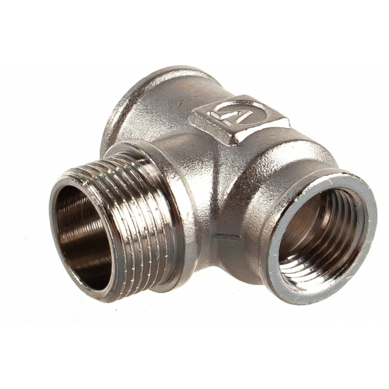 Тройник резьбовой VALTEC 3/4" х 3/4" х 1/2" вн.-нар.-вн. 20-20-15 мм VTr.132.RN.050504