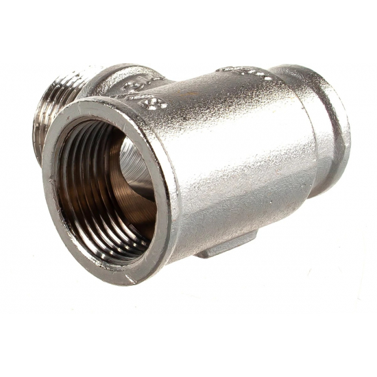 Тройник резьбовой VALTEC 3/4" х 3/4" х 1/2" вн.-нар.-вн. 20-20-15 мм VTr.132.RN.050504