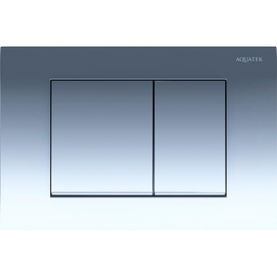 Кнопка для инсталляции AQUATEK KDI-0000010 (001B) хром глянец, клавиши квадрат