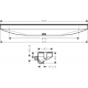 Шланговое подключение HANSGROHE Rainfinity Porter 500 26843700, белый матовый графит