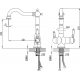 Смеситель для кухни с подключением к фильтру с питьевой водой LEMARK Villa LM4858B бронза