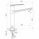 Смеситель для раковины MIXLINE Plus Real ML25-042