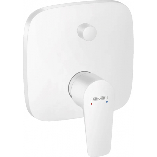 Встраиваемый смеситель для душа и ванны HANSGROHE Talis E 71745700, С ВНУТРЕННЕЙ ЧАСТЬЮ, белый
