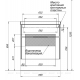 Тумба с раковиной AQUANET Латина 70 2 ящика белая