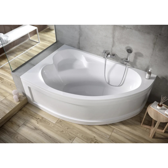 Акриловая ванна CERSANIT Kaliope L 170x110 см, с каркасом, асимметричная