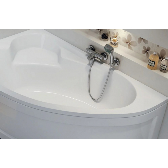 Акриловая ванна CERSANIT Kaliope L 170x110 см, с каркасом, асимметричная