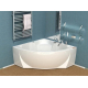 Акриловая ванна АКВАТЕК Поларис–2 POL2-0000041 155x155 см, с каркасом и фронтальным экраном