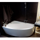 Акриловая ванна АКВАТЕК Фиджи FID170-0000001 L 170x110 см, с каркасом асимметричная