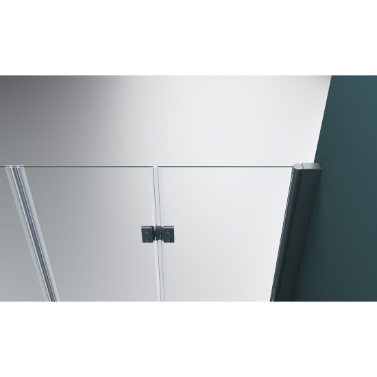 Душевая дверь в нишу BelBagno ALBANO-BS-13-40+100-C-Cr стекло прозрачное, профиль хром