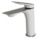 Смеситель для раковины MIXLINE Plus Swan White ML41-04, белый/хром