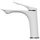 Смеситель для раковины MIXLINE Plus Swan White ML41-04, белый/хром