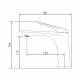 Смеситель для раковины MIXLINE Plus Swan White ML41-04, белый/хром