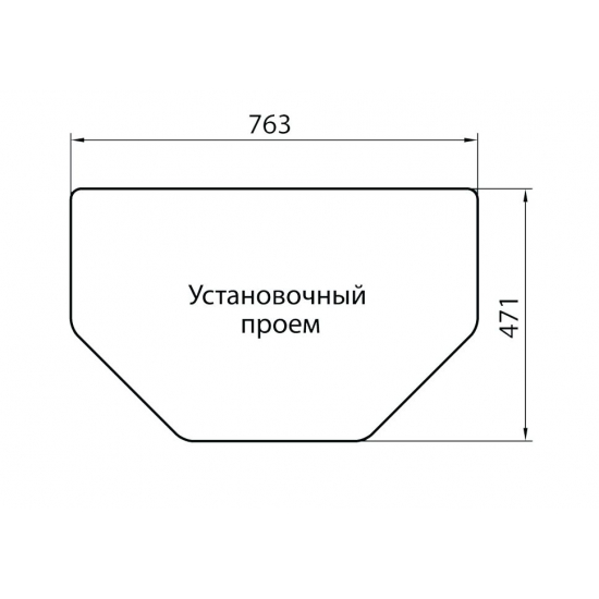 Мойка для кухни GRANICOM G-002 1.5 чаши, угловая 777х485 мм, жасмин