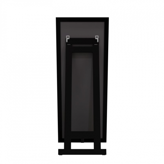 Зеркало MIXLINE Графика 600x1500 напольное, чёрный