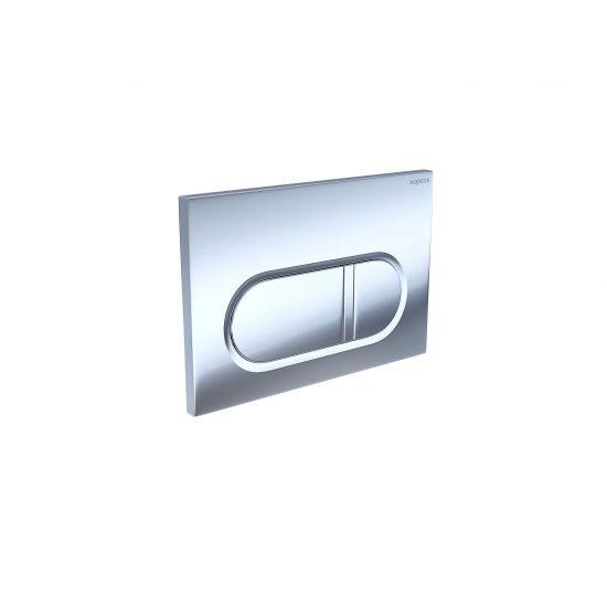 Кнопка для инсталляции AQUATEK KDI-0000043 (016B) хром глянец, клавиши прямоугольные