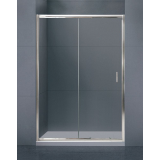 Душевая дверь в нишу BelBagno UNO-BF-1-135-C-Cr стекло прозрачное, профиль хром