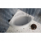 Акриловая ванна SANTEK Карибы 140x140 см, угловая, с каркасом, четверть круга
