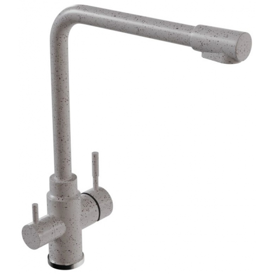 Смеситель для кухни MIXLINE ML-GS13 (328) с краном для питьевой воды, бежевый