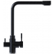 Смеситель для кухни MIXLINE ML-GS13 (343) с краном для питьевой воды, антрацит