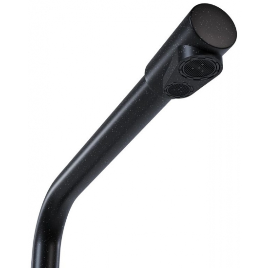 Смеситель для кухни MIXLINE ML-GS13 (343) с краном для питьевой воды, антрацит