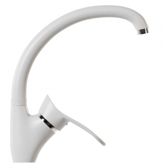 Смеситель для кухни MIXLINE ML-GS01 (341) ультра-белый