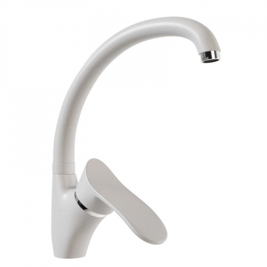 Смеситель для кухни MIXLINE ML-GS01 (341) ультра-белый