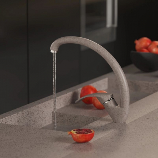 Смеситель для кухни MIXLINE ML-GS02 (302), песочный
