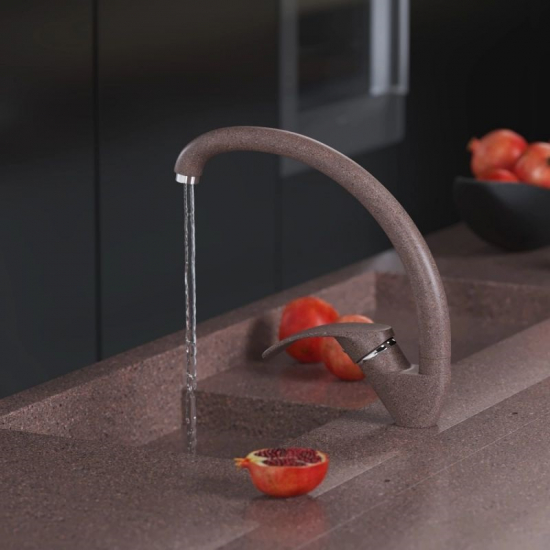 Смеситель для кухни MIXLINE ML-GS02 (307), терракотовый