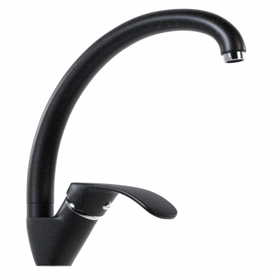 Смеситель для кухни MIXLINE ML-GS02 (308), чёрный
