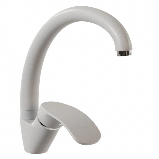 Смеситель для кухни MIXLINE ML-GS02 (341) ультра-белый