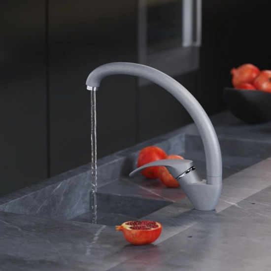 Смеситель для кухни MIXLINE ML-GS02 (342) графит