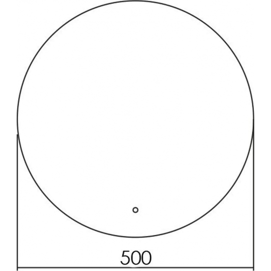 Зеркало круглое MIXLINE Саванна-Лайт D500 с LED подсветкой
