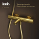 Смеситель для ванны IDDIS Duna DUNMG02i74WA с термостатом, золото матовое