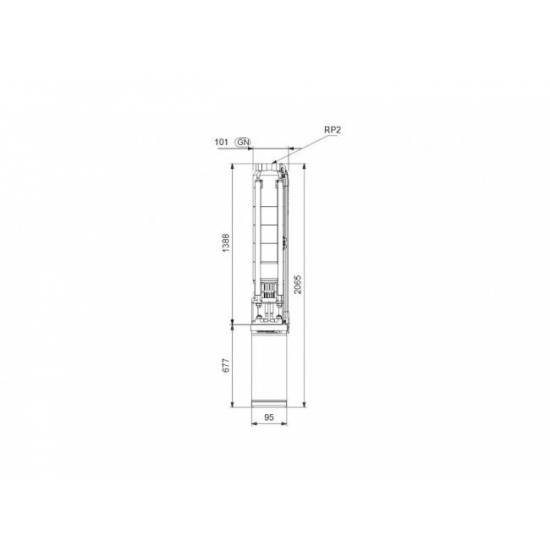 Погружной насос GRUNDFOS  SP 9-23  