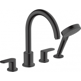 Смеситель на борт ванны HANSGROHE Vernis Blend 71456670 чёрный