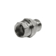 Американка прямая VRT 1/2" x 1/2" латунная 15 мм, никель