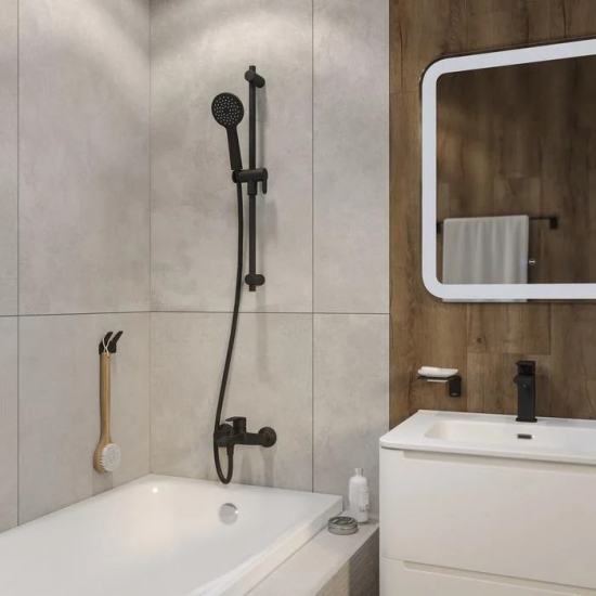 Шланг для душа IDDIS Optima Home OPH20BLi19 длина 200 см, чёрный матовый
