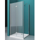 Душевой уголок BelBagno ALBANO-ASH-1-100/90-C-Cr стекло прозрачное