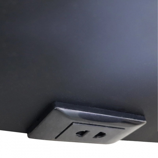 Зеркало-шкаф MIXLINE Асти 560x850 правый, сенсорный выкл, LED подсветка, черный