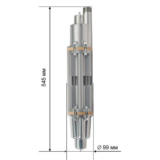 Вибрационный насос UNIPUMP Бавленец 2 БВ-0,24-40-У5, 20м