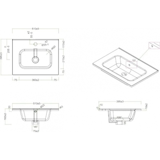 Тумба с раковиной BELBAGNO Kraft 39 50 bianco opaco