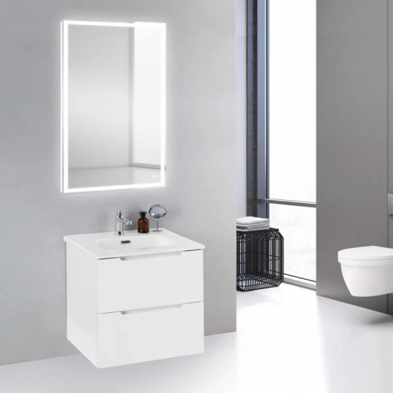 Тумба с раковиной BELBAGNO Etna 39 60 bianco lucido